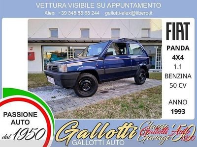 Usata Fiat Panda 4x4 Trekking 50 CV (36 kW) 1993 Blu Utilitaria