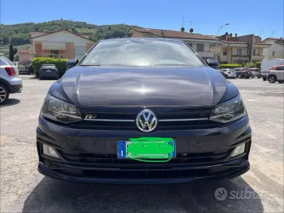 Usata VW Polo R-line 95 CV (69 kW) 2020 Nero Utilitaria