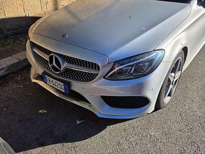 Usata Mercedes C220 170 CV (125 kW) 2018 Grigio metallizzato Coupé