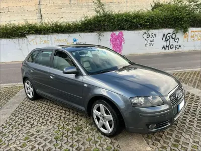 Begagnad Audi A3 Ambition 140 HK (102 kW) 2005 Grå Halvkombi