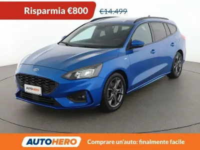 Usata Ford Focus ST-Line 125 CV (91 kW) 2019 Blu/azzurro Station wagon