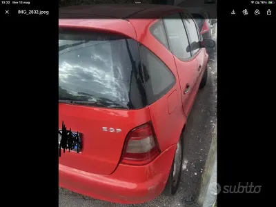 Usata Mercedes A170 2000 Rosso Berlina