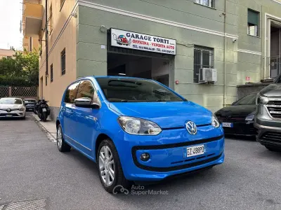 Begagnad VW up! 68 HK (50 kW) 2015 Blå Halvkombi