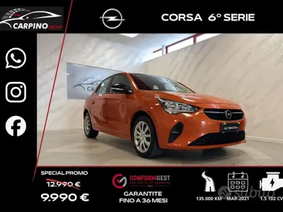 Usata Opel Corsa Elegance 102 CV (75 kW) 2021 Arancione Utilitaria