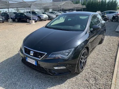 Usata Seat Leon FR 150 CV (110 kW) 2018 Nero Coupé