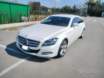 Usata Mercedes CLS250 204 CV (150 kW) 2014 Bianco Coupé