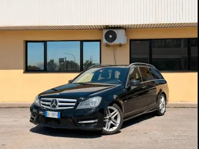 Usata Mercedes C250 Avantgarde 204 CV (150 kW) 2012 Nero Station wagon
