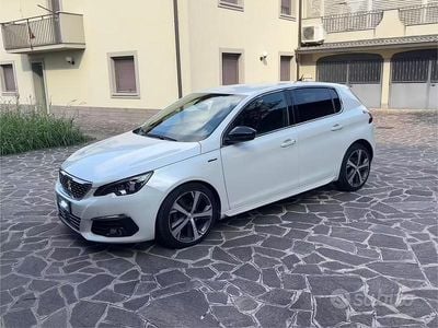 Usata Peugeot 308 GT-line 120 CV (88 kW) 2018 Bianco Berlina