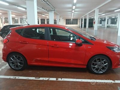 Usata Ford Fiesta ST-Line 125 CV (91 kW) 2022 Rosso Utilitaria