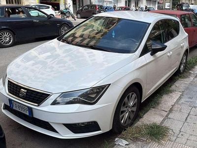Usata Seat Leon Black Edition 131 CV (96 kW) 2019 Bianco Berlina