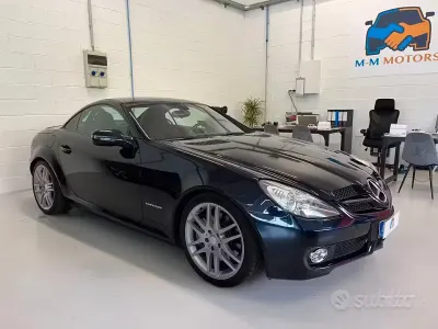 Usata Mercedes SLK200 184 CV (135 kW) 2008 Blu Cabrio