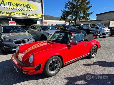 Usata Porsche 911 Carrera Cabriolet 231 CV (169 kW) 1987 Rosso Cabrio