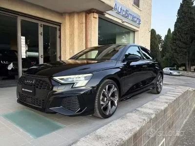 Usata Audi A3 S-line plus 150 CV (110 kW) 2022 Nero Berlina