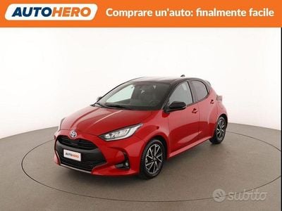 Usata Toyota Yaris Hybrid Style 116 CV (85 kW) 2022 Rosso Berlina