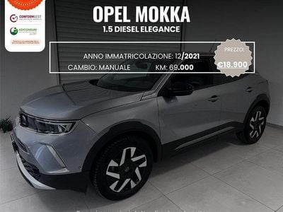Usata Opel Mokka Elegance 110 CV (80 kW) 2021 Grigio SUV