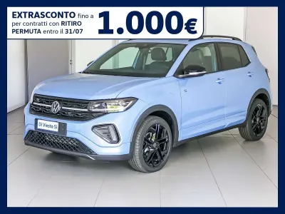 Nuova VW T-Cross R-line Plus 116 CV (85 kW) 2026 Clear blue metallizzato SUV