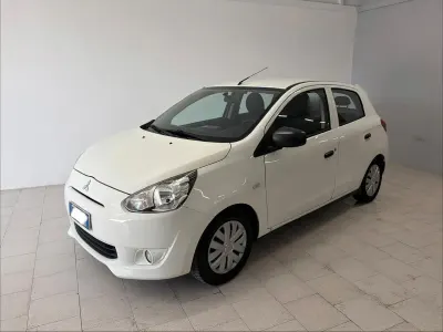 Usata Mitsubishi Space Star Invite 69 CV (50 kW) 2014 Bianco Monovolume