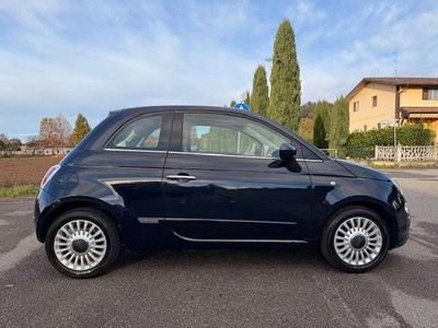 Usata Fiat 500 Lounge 69 CV (50 kW) 2011 Blu/azzurro Utilitaria