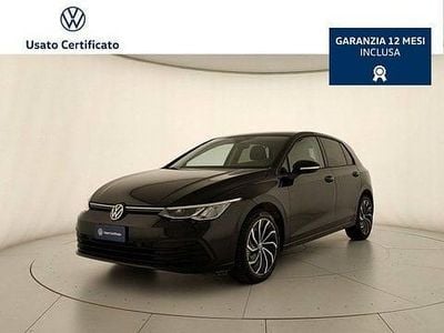 Usata VW Golf VII Life 116 CV (85 kW) 2020 Nero Utilitaria