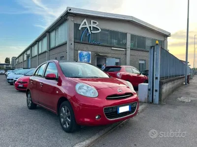 Usata Nissan Micra 80 CV (58 kW) 2013 Rosso Utilitaria