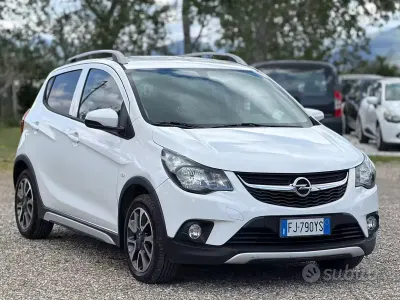 Gebraucht Opel Karl Rocks 75 PS (55 kW) 2017 Weiß Kleinwagen