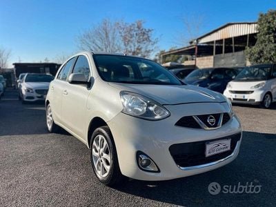 Usata Nissan Micra Acenta 80 CV (58 kW) 2014 Bianco Utilitaria