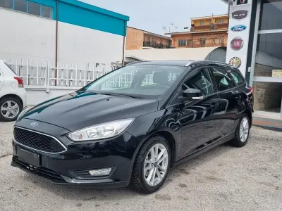 Begagnad Ford Focus Titanium 120 HK (88 kW) 2018 Svart Kombi