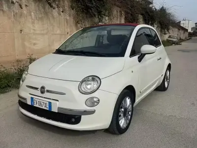 Usata Fiat 500C 69 CV (50 kW) 2014 Bianco Cabrio