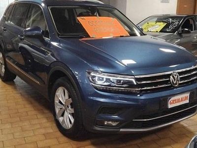 Usata VW Tiguan Allspace Advance 150 CV (110 kW) 2021 Blu silk / metallizzato SUV