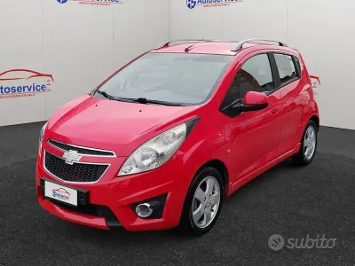 Usata Chevrolet Spark LT 82 CV (60 kW) 2010 Rosso Utilitaria