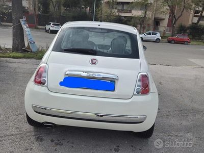 Usata Fiat 500 Lounge 95 CV (69 kW) 2011 Bianco Utilitaria