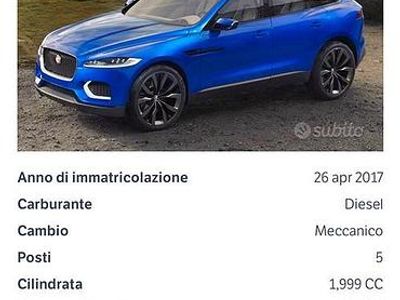 Usata Jaguar F-Pace 180 CV (132 kW) 2017 Grigio SUV