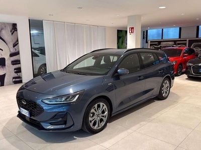 Usata Ford Focus ST-Line 125 CV (91 kW) 2023 Blu/azzurro Station wagon