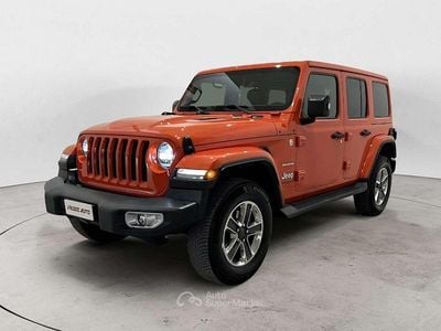 Usata Jeep Wrangler Unlimited Sahara 200 CV (147 kW) 2020 Arancione SUV