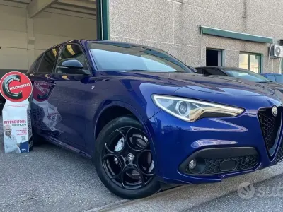 Usata Alfa Romeo Stelvio Ti 210 CV (154 kW) 2022 Blu SUV