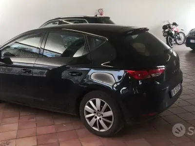 Usata Seat Leon 110 CV (80 kW) 2015 Nero Berlina
