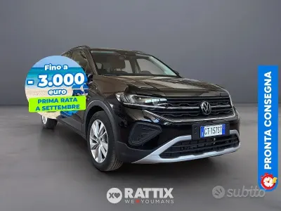 Usata VW T-Cross Life 116 CV (85 kW) 2024 Deep black perlato SUV