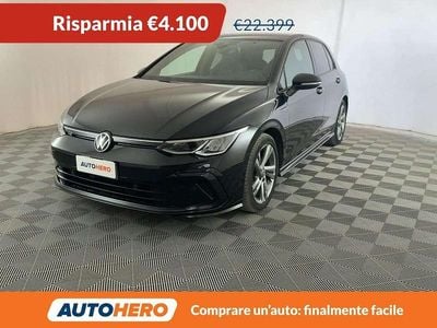 Usata VW Golf VIII R-line 131 CV (96 kW) 2022 Nero Berlina