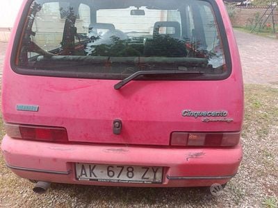 Usata Fiat 500 1996 Rosso Utilitaria