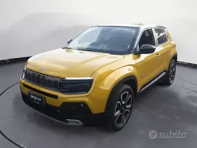 Usata Jeep Avenger EV Summit 61 kW (84 CV) 2023 Giallo SUV