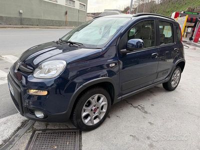 Usata Fiat Panda 4x4 Lounge 86 CV (63 kW) 2013 Blu Utilitaria