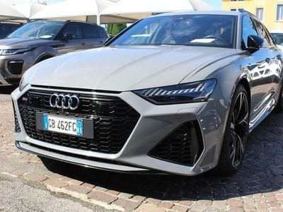 Usata Audi RS6 S-Line 600 CV (441 kW) 2020 Grigio pastello Station wagon