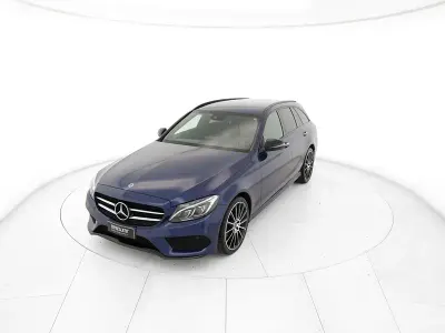 Usata Mercedes C250 Premium 204 CV (150 kW) 2018 Blu/azzurro Station wagon