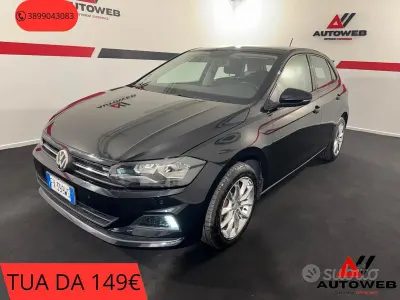 Usata VW Polo Highline 95 CV (69 kW) 2019 Nero Utilitaria