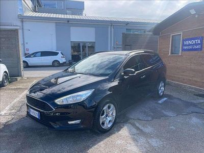 Usata Ford Focus S 120 CV (88 kW) 2018 Nero metallizzato Station wagon