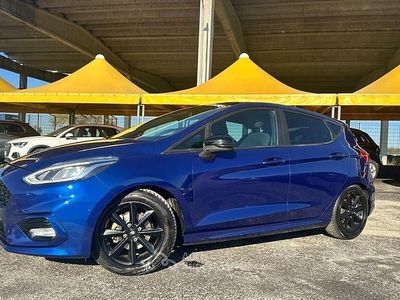 Begagnad Ford Fiesta ST-Line 101 HK (74 kW) 2018 Blå Halvkombi