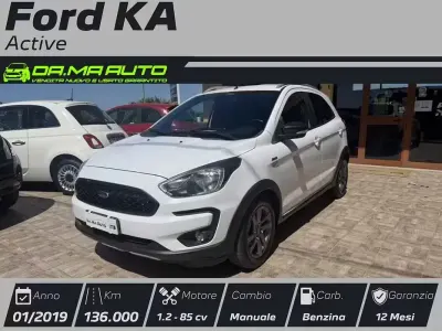 Usata Ford Ka Active 86 CV (63 kW) 2019 Bianco Berlina