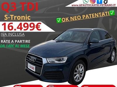 Usata Audi Q3 119 CV (87 kW) 2017 Blu SUV