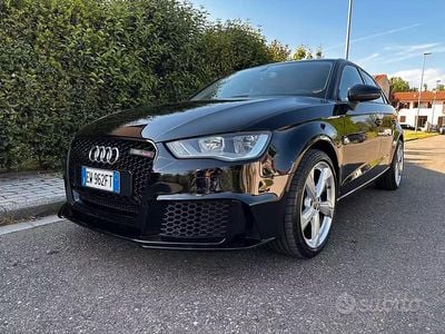 Usata Audi A3 Young 105 CV (77 kW) 2014 Nero Berlina