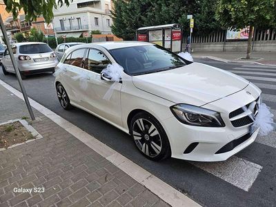 Usata Mercedes A180 109 CV (80 kW) 2017 Bianco Berlina